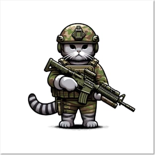 Tactical Cat Posters and Art